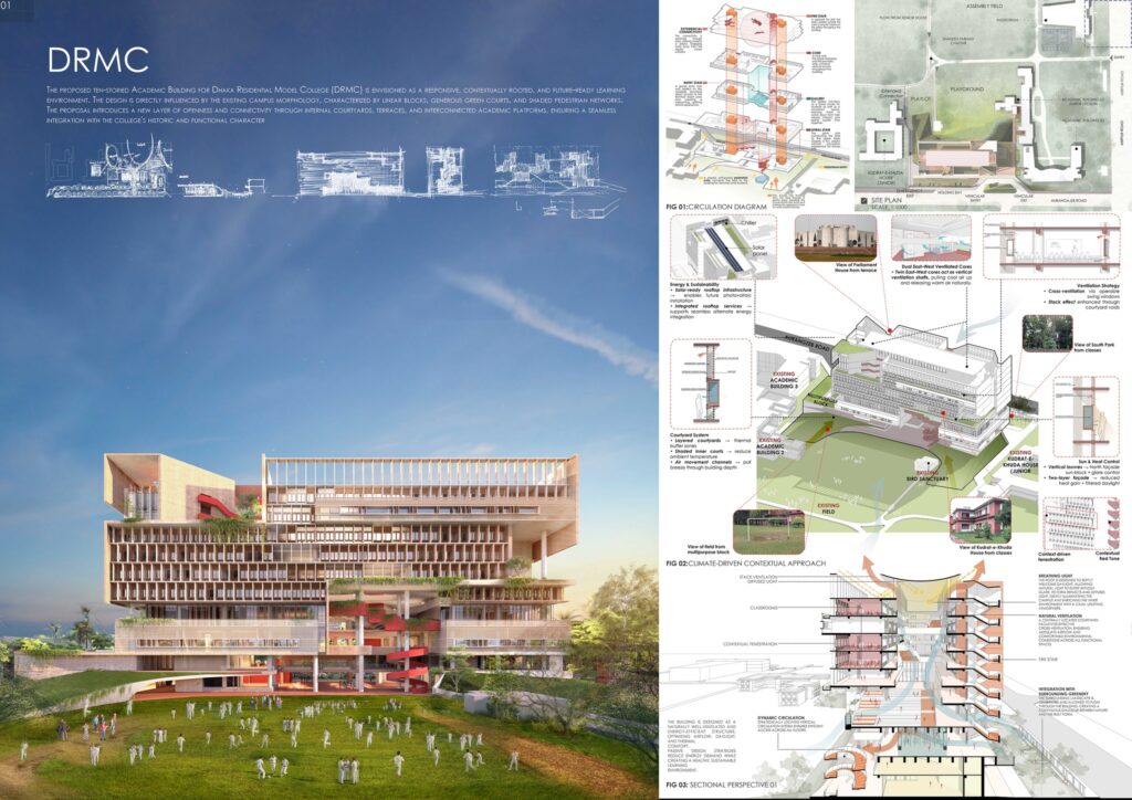 FORM.3 Architects Secures First Prize in DRMC Academic Building Design Competition