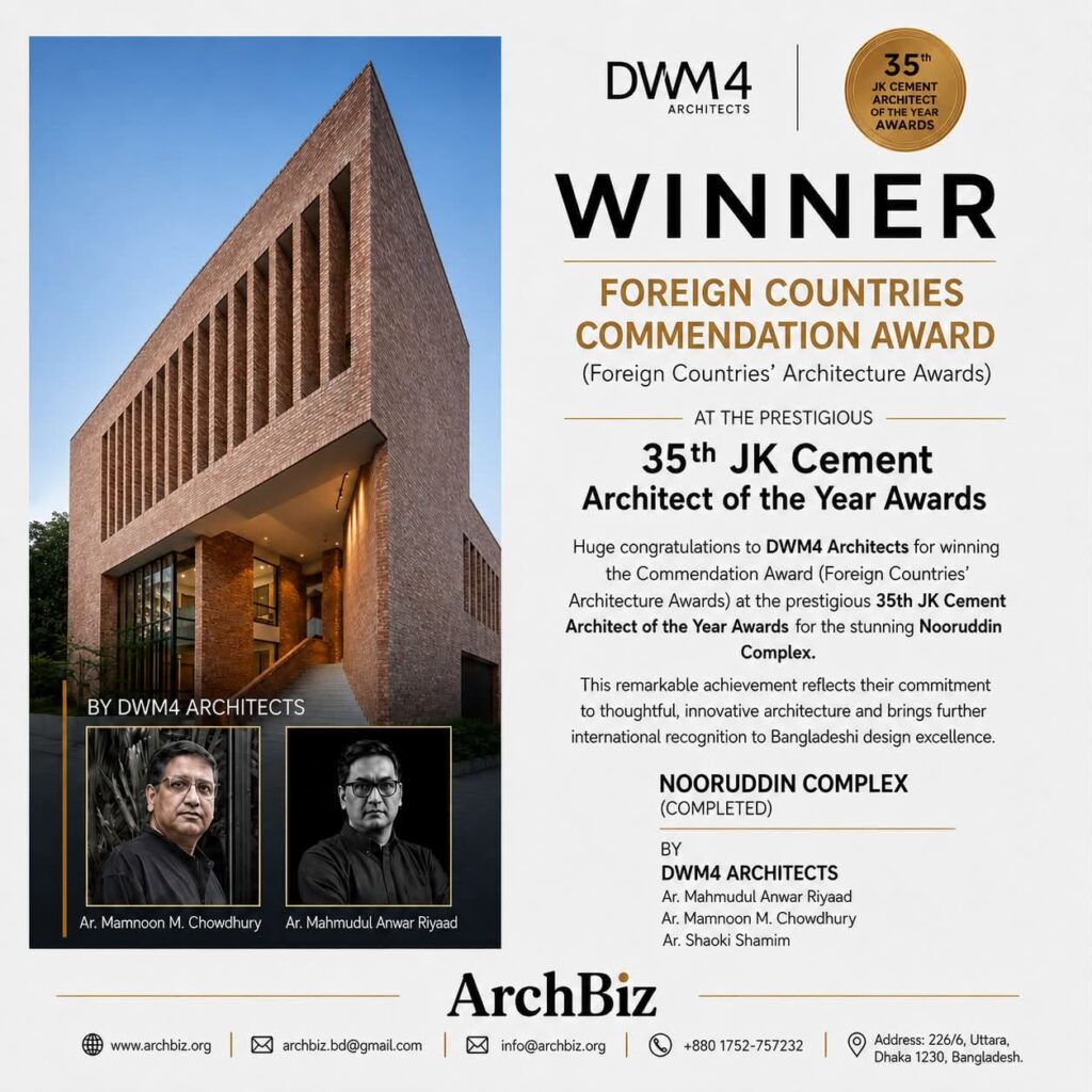 𝗦𝗽𝗼𝘁𝗹𝗶𝗴𝗵𝘁 𝗼𝗻 𝗚𝗹𝗼𝗯𝗮𝗹 𝗔𝗿𝗰𝗵𝗶𝘁𝗲𝗰𝘁𝘂𝗿𝗲: 𝗛𝗼𝗻𝗼𝗿𝗶𝗻𝗴 𝗗𝗪𝗺𝟰 𝗔𝗿𝗰𝗵𝗶𝘁𝗲𝗰𝘁𝘀
